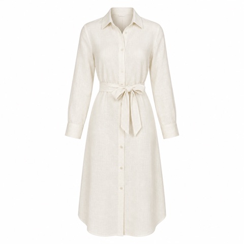 Linen Shirt Dress